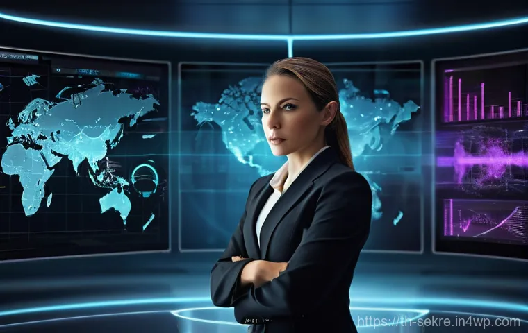 사이버 보안 리더십의 역할과 중요성 - **Prompt 1: The Visionary Cyber Leader**
"A diverse female cybersecurity leader, in her late 30s...