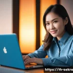 Home 22 사이버 위협 대응을 위한 실습 훈련 프로그램 - **Prompt 1: Vigilant Digital Defender**
"A confident Thai woman, aged 25-30, with a warm smile, ...
